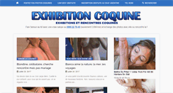 Desktop Screenshot of exhibition-coquine.com