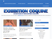 Tablet Screenshot of exhibition-coquine.com